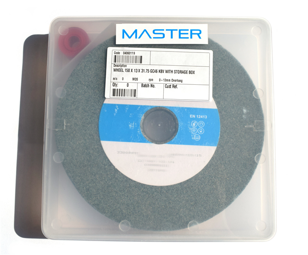 Master Grinding Wheel 150 x 13 x 31.75mm GC46 K8V - with storage box